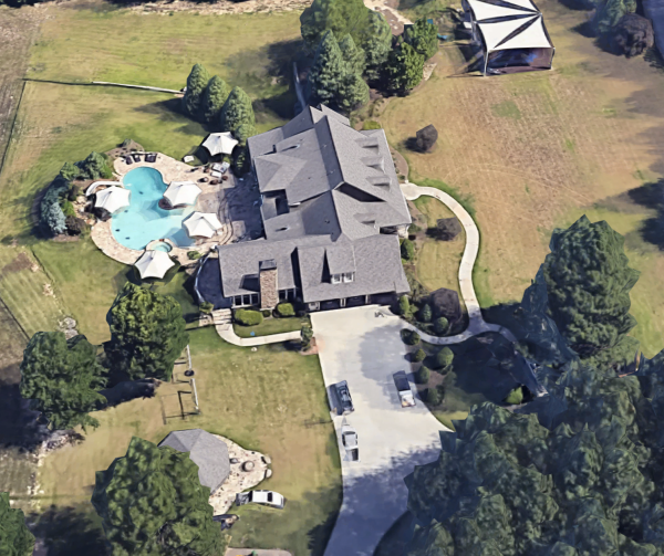 Zac Brown's house in Fayetteville, GA (Google Maps) (#2)